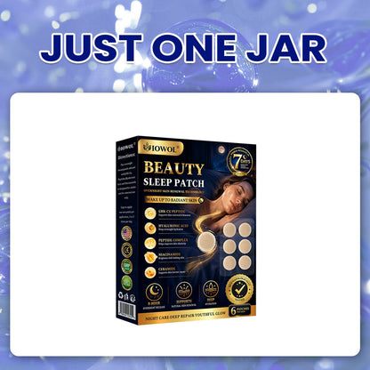 IOWOL® NIGHT-TIME BEAUTY SLEEP PATCHES! ZERO CREAMS & ZERO MESS & ZERO COMPLEX ROUTINE & VISIBLE RESULTS.